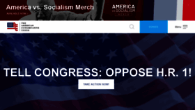 What Conservative.org website looked like in 2021 (3 years ago)