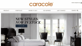 What Caracole.com website looked like in 2021 (3 years ago)