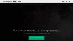 What Chargehub.com website looked like in 2021 (3 years ago)