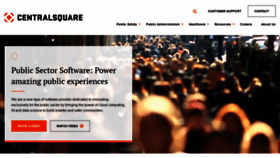What Centralsquare.com website looked like in 2021 (3 years ago)