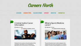 What Careersnorth.com website looked like in 2021 (3 years ago)