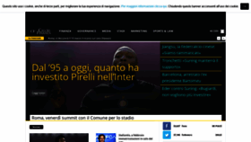 What Calcioefinanza.it website looked like in 2021 (3 years ago)