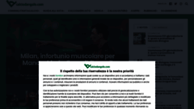 What Calciodangolo.com website looked like in 2021 (3 years ago)