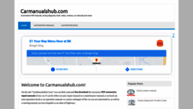 What Carmanualshub.com website looked like in 2021 (3 years ago)