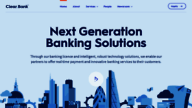 What Clear.bank website looked like in 2021 (3 years ago)