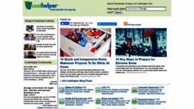 What Costhelper.com website looked like in 2021 (3 years ago)