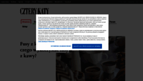 What Czterykaty.pl website looked like in 2021 (3 years ago)