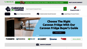 What Caravanrvcamping.com.au website looked like in 2021 (3 years ago)