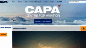 What Centreforaviation.com website looked like in 2021 (3 years ago)