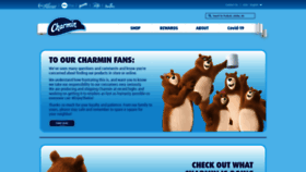 What Charmin.com website looked like in 2021 (3 years ago)