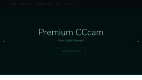What Cccam.net website looked like in 2021 (3 years ago)