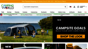What Campingworld.co.uk website looked like in 2021 (4 years ago)