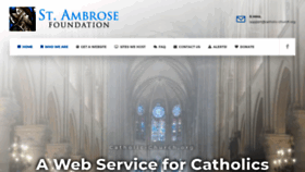 What Catholic-church.org website looked like in 2021 (3 years ago)