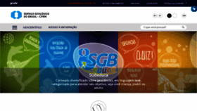 What Cprm.gov.br website looked like in 2021 (3 years ago)