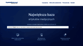 What Czytelniamedyczna.pl website looked like in 2021 (3 years ago)