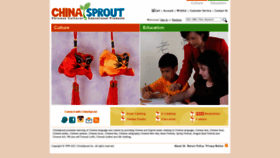 What Chinasprout.com website looked like in 2021 (3 years ago)
