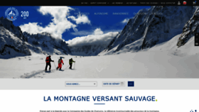 What Chamonix-guides.com website looked like in 2021 (4 years ago)