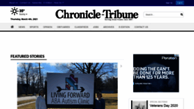 What Chronicle-tribune.com website looked like in 2021 (3 years ago)