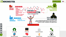 What Communecter.org website looked like in 2021 (3 years ago)
