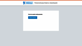 What Correo.cba.gov.ar website looked like in 2021 (3 years ago)