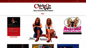 What Chicksonright.com website looked like in 2021 (3 years ago)