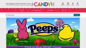 What Candy.com website looked like in 2021 (3 years ago)