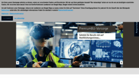 What Continentale.de website looked like in 2021 (4 years ago)