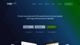 What Cake.hr website looked like in 2021 (3 years ago)