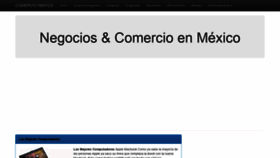 What Comerciomexico.com website looked like in 2021 (3 years ago)