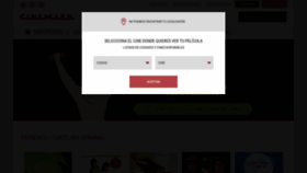 What Cinemark.cl website looked like in 2021 (3 years ago)