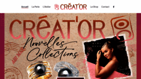What Creator.nc website looked like in 2021 (3 years ago)