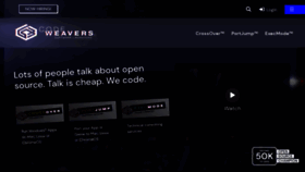 What Codeweavers.com website looked like in 2021 (3 years ago)