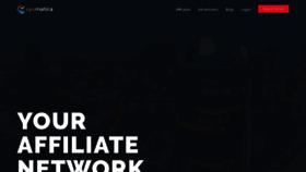 What Cpamatica.io website looked like in 2021 (4 years ago)