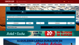 What Canarias.com website looked like in 2021 (3 years ago)