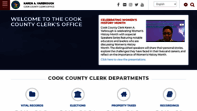 What Cookcountyclerkil.gov website looked like in 2021 (3 years ago)