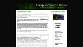 What Cheapmicrowaveovens.co.uk website looked like in 2021 (3 years ago)
