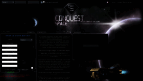 What Conquest-space.fr website looked like in 2021 (3 years ago)