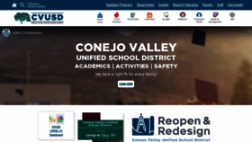 What Conejousd.org website looked like in 2021 (5 years ago)