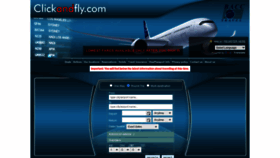 What Clickandfly.com website looked like in 2021 (3 years ago)