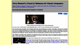 What Classic-computers.org.nz website looked like in 2021 (3 years ago)