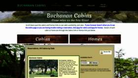 What Concancabins.com website looked like in 2021 (3 years ago)