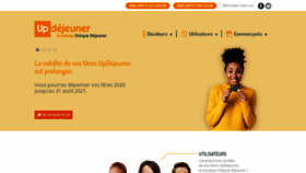 What Cheque-dejeuner.fr website looked like in 2021 (3 years ago)