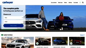 What Carbuyer.co.uk website looked like in 2021 (3 years ago)