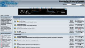 What Compsci.ca website looked like in 2021 (3 years ago)
