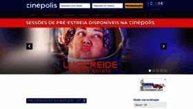 What Cinepolis.com.br website looked like in 2021 (3 years ago)