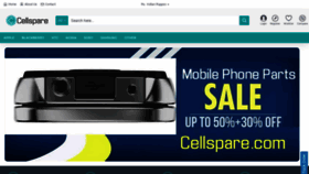 What Cellspare.com website looked like in 2021 (4 years ago)