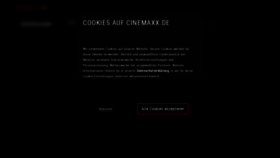 What Cinemaxx.de website looked like in 2021 (3 years ago)