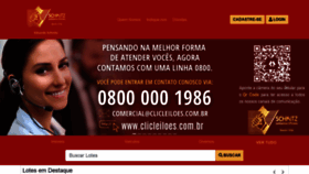 What Clicleiloes.com.br website looked like in 2021 (3 years ago)