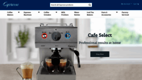 What Capresso.com website looked like in 2021 (4 years ago)