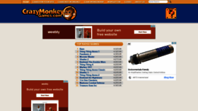 What Crazymonkeygames.com website looked like in 2021 (3 years ago)